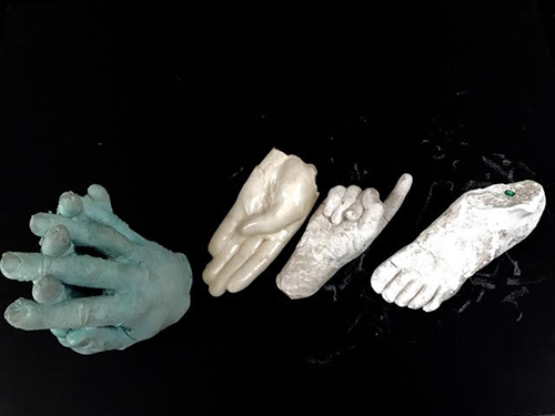 The four molds I was able to see and touch.